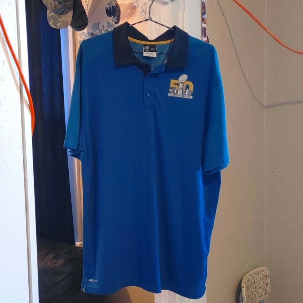 Nike Super Bowl 50 Dri-Fit Polo